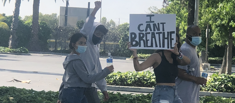Protesters upset over the death of George Floyd in Minneapolis blocked traffic Friday afternoon on southbound Highway 101 in San Jose, moving on to City Hall after dispersing from the freeway.